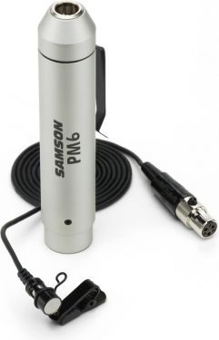Samson QL5CL/PM6, Samson clipsmikrofon med P3-stik - perfekt til pr