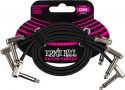 Ernie Ball P06222, Flat patch cables, 30 cm 3-pack