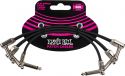 Ernie Ball P06221, Flat patch cable 15 cm, 3-pack