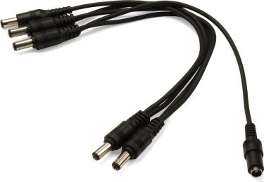 AMP CD-6, Y-kabel. 1 ind, 5 ud splitkabel til DC strømforsyning til