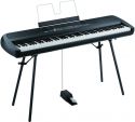 Korg SP280BK Black Digital Piano, Beautiful piano sound, with a sty Korg SP280BK Black Digital Piano, Beautiful piano sound, with a sty
