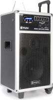 Mobilt lydanlæg ST-100 / 250W CD/USB/SD-input inkl. 2 trådløse mikrofoner og fjernbetjening
