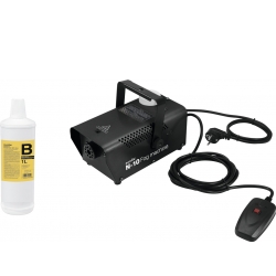 Eurolite Set N-10 black + B2D Basic Smoke Fluid 1l TILBUD NU