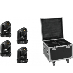 Eurolite Set 4x LED TMH-S90 + Case TILBUD NU