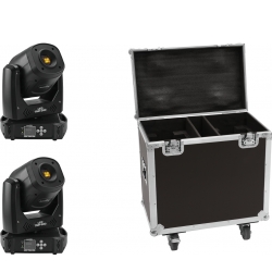Eurolite Set 2x LED TMH-S90 + Case TILBUD NU