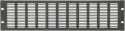 19" Blindpanel med ventilationshuller, sort 3U 19" Blindpanel med ventilationshuller, sort 3U