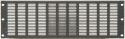 19" Blindpanel med ventilationshuller, sort 4U 19" Blindpanel med ventilationshuller, sort 4U