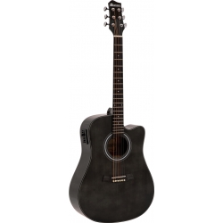 Dimavery STW-90 Western Guitar, vintage black TILBUD NU