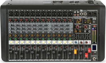 PDM-M1204A 12-Channel Music Mixer with Amplifier