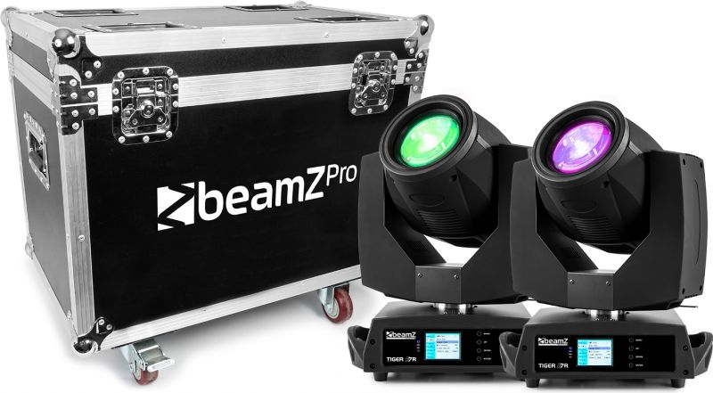 Tiger E 7R 230W MK2 Moving Head 2psc in Flightcase