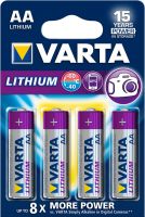 Varta Lithium Battery AA-Blister Card, 6106.301.404