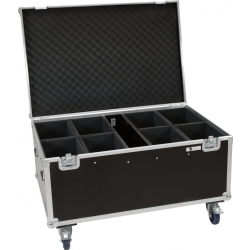 Roadinger Flightcase 8x LED IP PAR 12x8W QCL/12x9 SQL Spot with wheels TILBUD NU