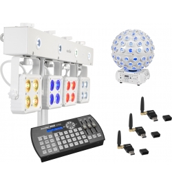 Eurolite Set LED KLS-180 wh + LED B-40 wh + USB QuickDMX + Easy Show TILBUD NU