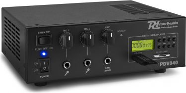 PDV040 40W/100V-24V amplifier MP3