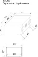 Flightcase 19inch 6U Flightcase 19inch 6U