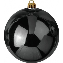 Europalms Deco Ball 30cm, black TILBUD NU sort bold