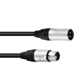 PSSO DMX cable XLR 3pin 1.5m bk Neutrik TILBUD løftdenløsem kabel løft løse den
