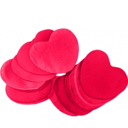 TCM FX Slowfall Confetti Hearts 55x55mm, red, 1kg TILBUD NU