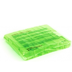 TCM FX Slowfall Confetti Rectangular 55x18mm, neon-green, uv active, 1kg TILBUD