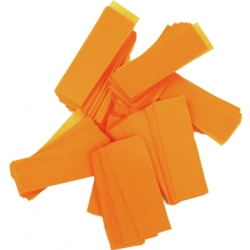 TCM FX Slowfall Confetti Rectangular 55x18mm, neon-orange, uv active, 1kg TILBUD