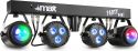 PartyBar08 Set 2x PAR, 2x Jelly Moon Battery Powered