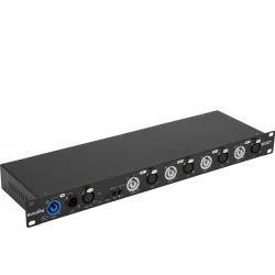 Eurolite DMX Power Splitter 4x4 3-pin XLR TILBUD NU