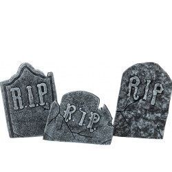 Europalms Halloween Tombstone Set TILBUD NU gravsten sæt