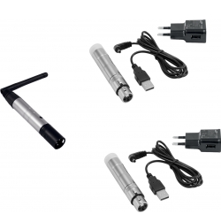 Eurolite Set QuickDMX 1x Transmitter + 2x AKKU Receiver TILBUD NU