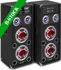KA-26 Active Speaker Set 2x 6.5" USB/RGB LED 800W "B-STOCK"