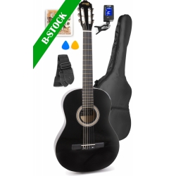 SoloArt Classic Guitar Pack Black "B STOCK" TILBUD NU