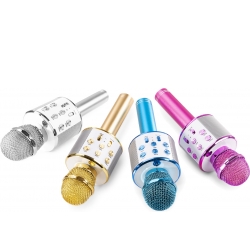 Karaoke Mikrofoner til børn, 4 stk. med indbygget højttaler, MP3 og Bluetooth /