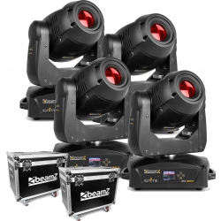 Moving Head pakke med 4 stk. BeamZ professional IGNITE 180Spot LED Moving Head &amp;