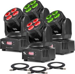 Moving Head pakke med 4 stk.	BeamZ MHL36 Wash