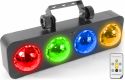 BeamZ Lyseffekt ”DJ Bank” med 4x LED multi-color RGBA mini stråle effekter