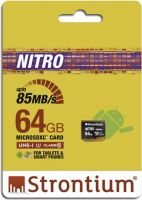 <span class="c10">Strontium -</span> Micro SD kort Nitro, SDXC, 64GB, UHS-I (U1)