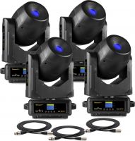 Moving Head pakke med 4 stk. BeamZ IGNITE120 LED Spot
