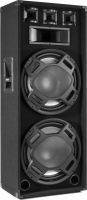 BS215 Black PA Speaker 2x 15" LED 1000W