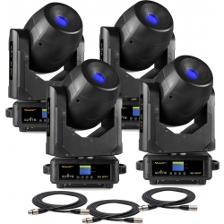 Moving Head pakke med 4 stk. BeamZ IGNITE120 LED Spot TILBUD NU