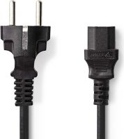 Nedis Power Cable | Schuko Male - IEC-320-C13 | 5.0 m | Black, CEGP10030BK50