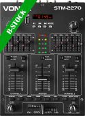 STM2270 4-Channel Mixer Sound Effects SD/USB/MP3/BT "B-STOCK"