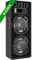 BS215 Black PA Speaker 2x 15" LED 1000W "B-STOCK"