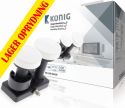 König LNB Single Monoblock 4.3° 1 dB, KN-LNB-SM43N König LNB Single Monoblock 4.3° 1 dB, KN-LNB-SM43N