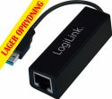 <span class="c10">LogiLink -</span> USB 3.0 gigabit ethernet LAN adapter, Sort (10/100/1000Mbps)