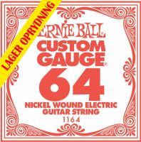 Ernie Ball EB-1164, Single .064 Nickel Wound string for Eletric gui