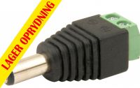 2.1mm DC Plug with screw in terminals