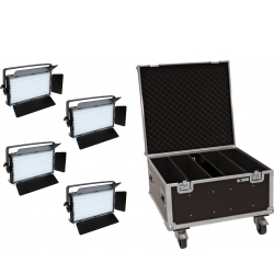 Eurolite Set 4x LED PLL-480 CW/WW Panel + Case TILBUD NU
