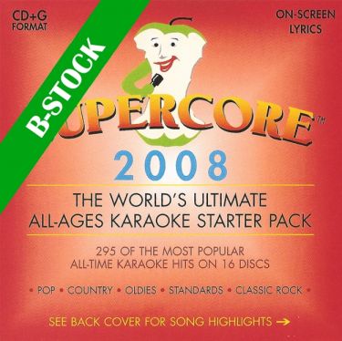 Supercore 2008 Karaoke 16 CD+G Disc Pack "B-STOCK"
