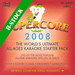 Supercore 2008 Karaoke 16 CD+G Disc Pack "B-STOCK" TILBUD NU