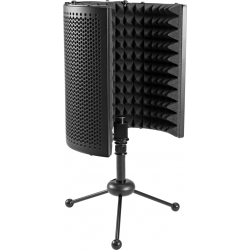 Omnitronic AS-04 Desk Microphone Absorber System, foldable incl. tripod TILBUD