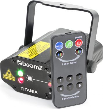 Titania Double Laser 200mW RG Gobo IRC